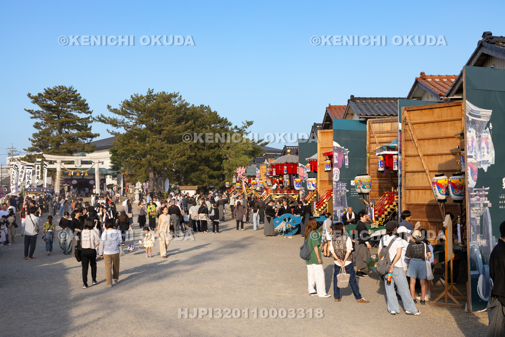 石川県 美川おかえり祭り 還幸祭 高浜御旅所(高浜宮殿)