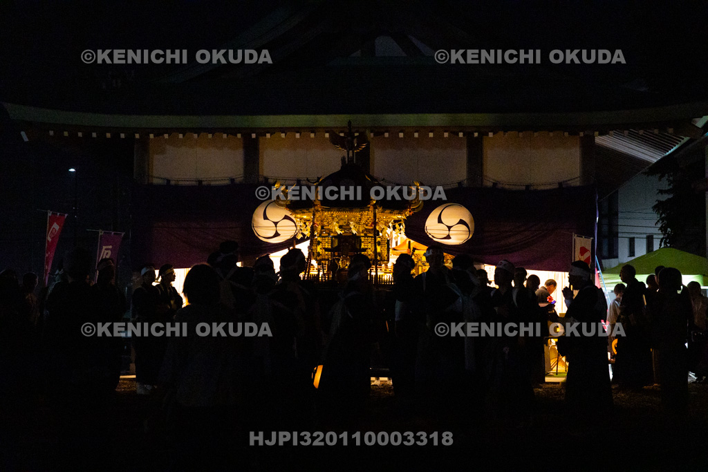 石川県 美川おかえり祭り 還幸祭 高浜御旅所(高浜宮殿) 神輿