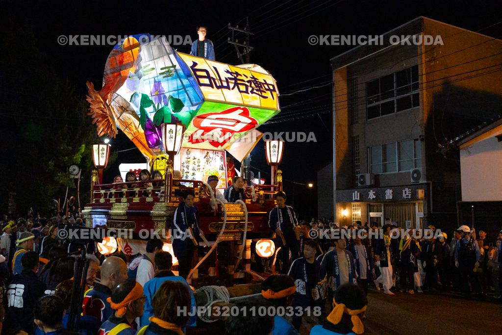 富山県 岩瀬曳山車祭 曳山車(白山町)