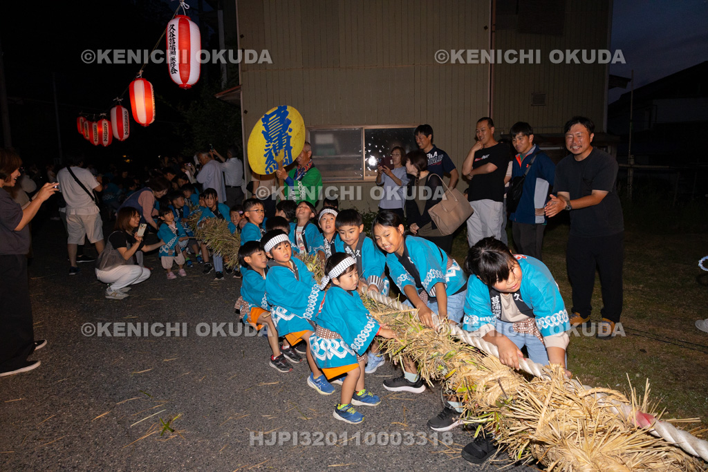 兵庫県 但馬久谷の菖蒲綱引き