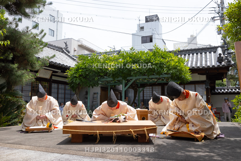 奈良県 漢國神社 鎮華・三枝祭(さいくさのまつり) 式庖丁儀式