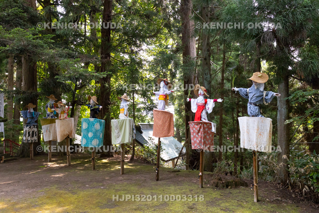 福島県　慶徳稲荷神社　御田植祭　デコ人形（田植人形）