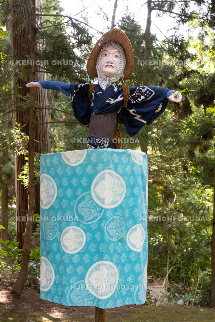 福島県　慶徳稲荷神社　御田植祭　デコ人形（田植人形）