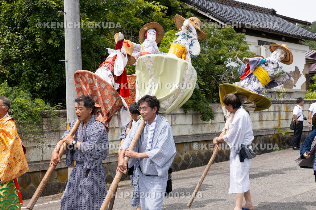 福島県 慶徳稲荷神社 御田植祭 渡御行列