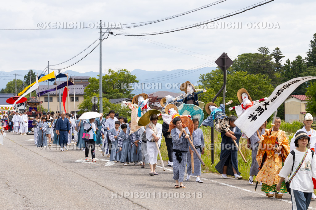 福島県 慶徳稲荷神社 御田植祭 渡御行列
