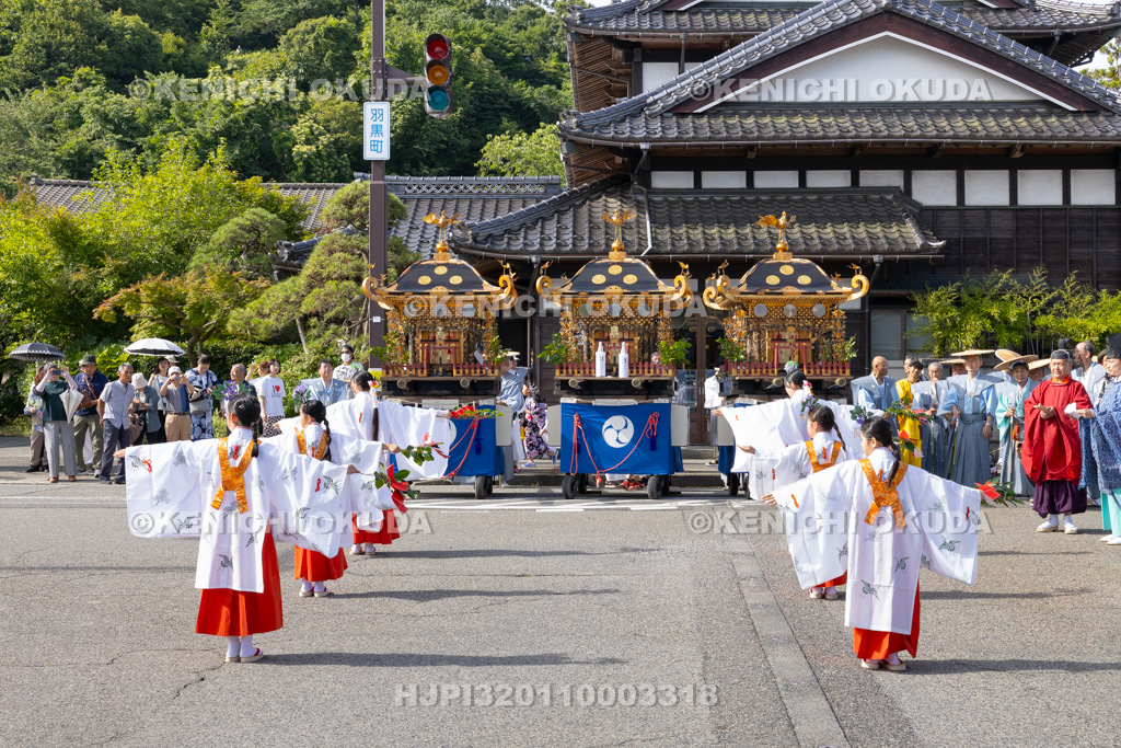 新潟県 村上大祭 本祭り お旅神事 神楽奉奏
