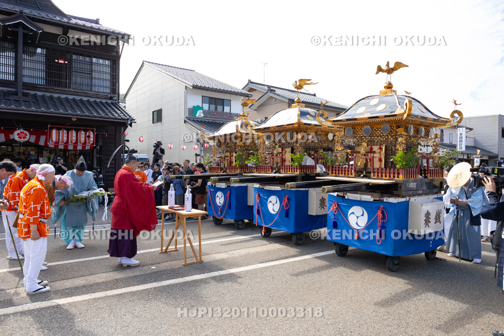 新潟県 村上大祭 本祭り お旅神事
