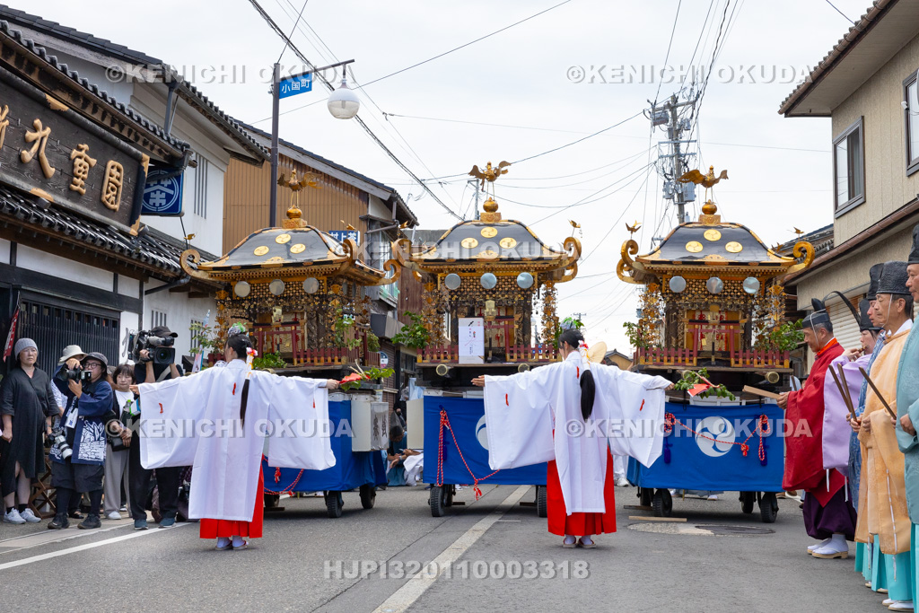 新潟県 村上大祭 本祭り お旅神事 神楽奉奏