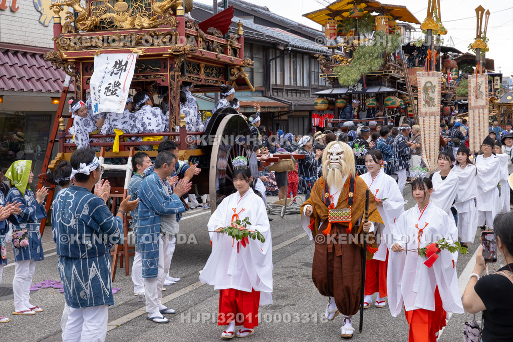 新潟県 村上大祭 本祭り 神輿渡御 猿田彦大神