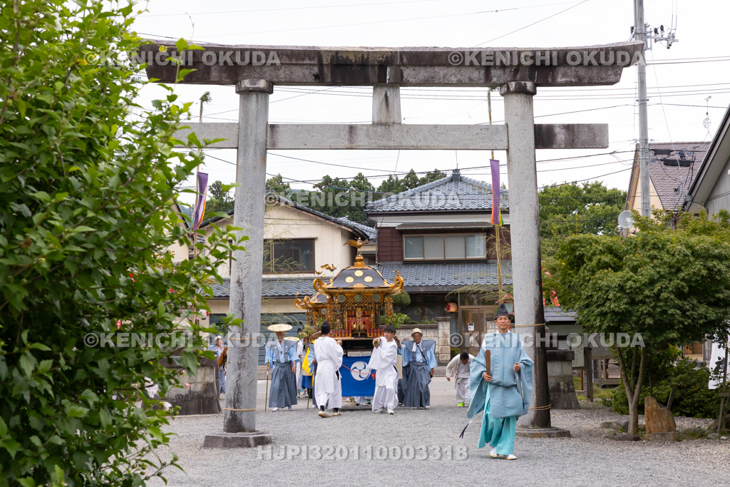新潟県　村上大祭　本祭り　神輿還御