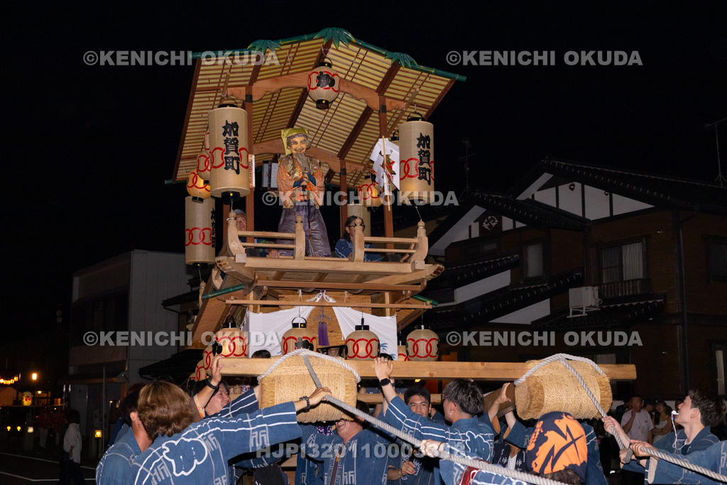 新潟県 村上大祭 本祭り おしゃぎり巡行(十八番・加賀町)