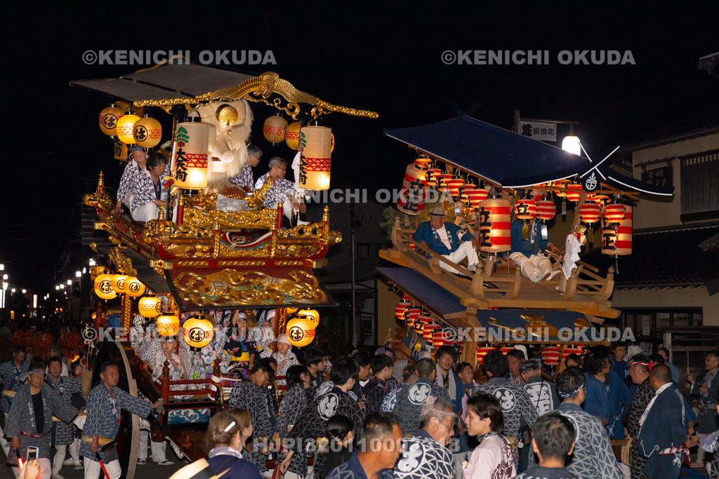 新潟県 村上大祭 本祭り おしゃぎり巡行