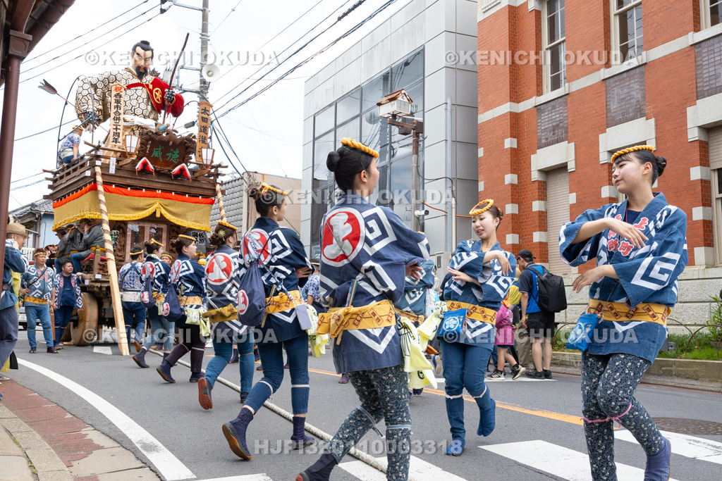 千葉県 佐原の大祭 夏祭り 山車と手踊り(上仲町)
