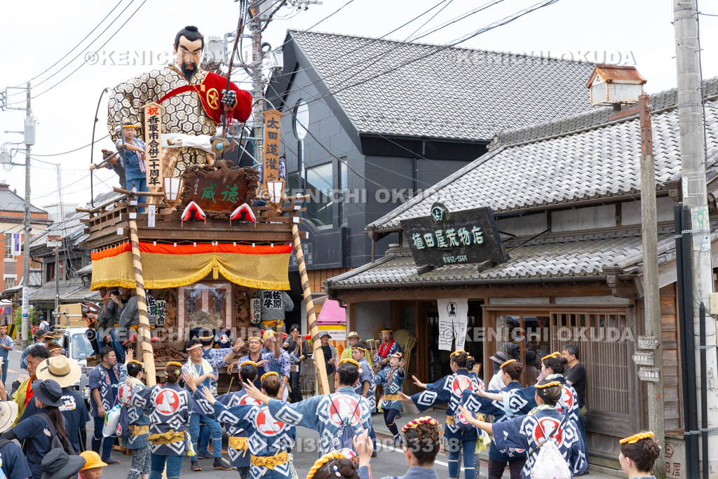 千葉県 佐原の大祭 夏祭り 曳き廻し(上仲町)
