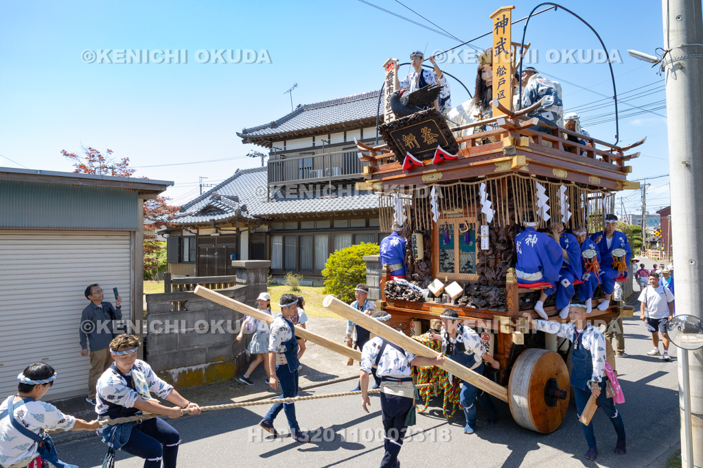 千葉県 佐原の大祭 夏祭り 曳き廻し(舩戸)