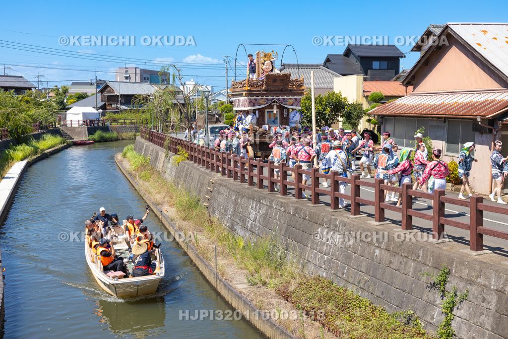 千葉県 佐原の大祭 夏祭り 曳き廻し(本川岸)