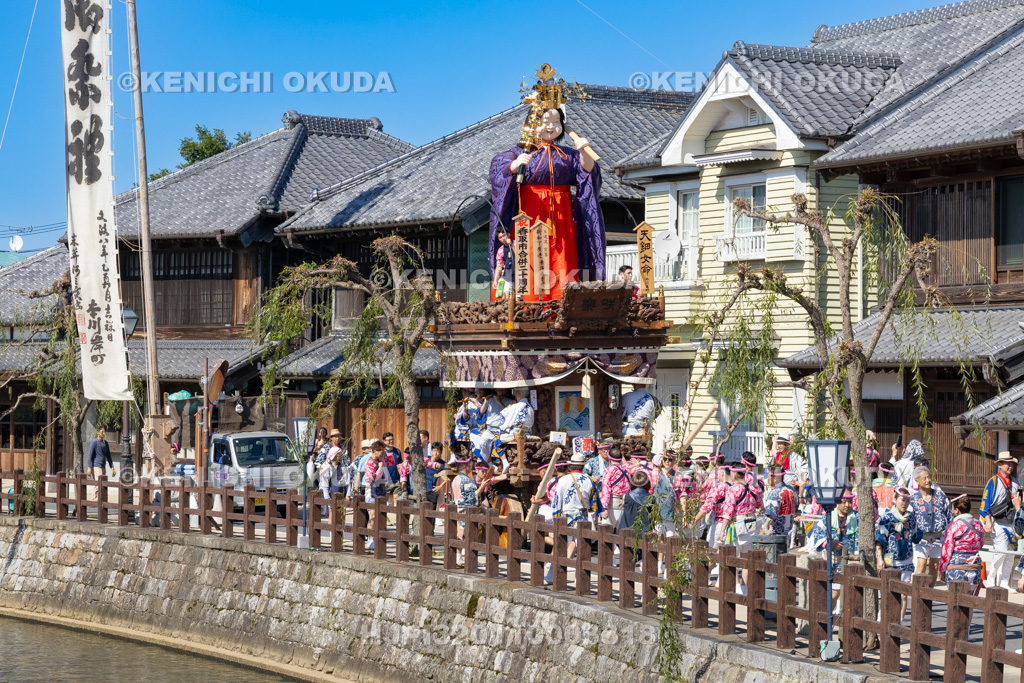 千葉県 佐原の大祭 夏祭り 曳き廻し(本川岸)