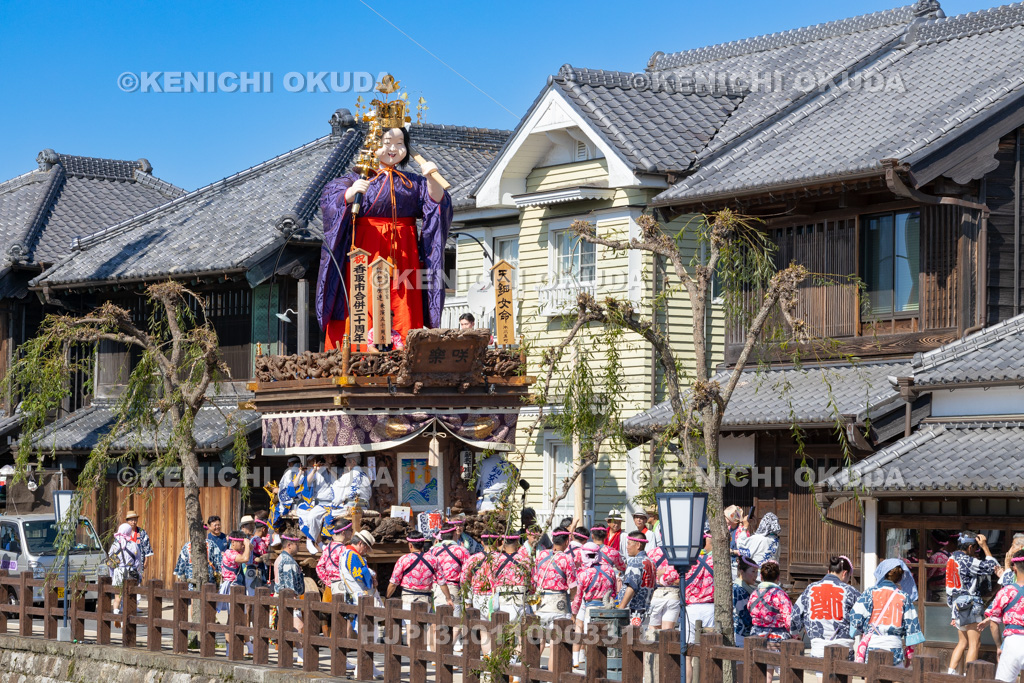 千葉県 佐原の大祭 夏祭り 曳き廻し(本川岸)