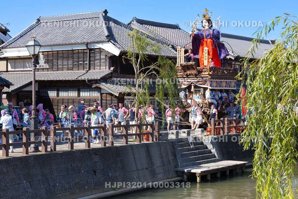 千葉県 佐原の大祭 夏祭り 曳き廻し(本川岸)