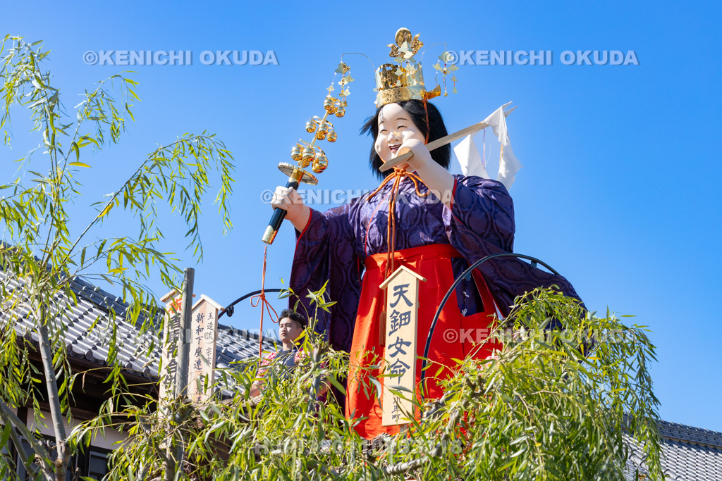 千葉県 佐原の大祭 夏祭り 山車の人形(本川岸)