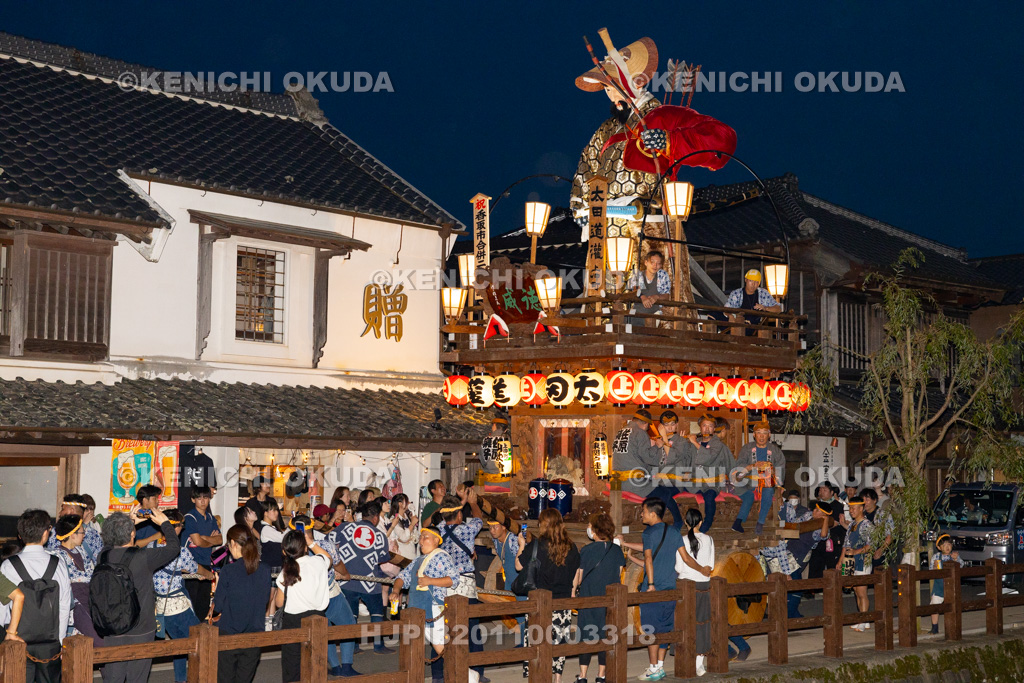 千葉県 佐原の大祭 夏祭り 曳き廻し(上仲町)