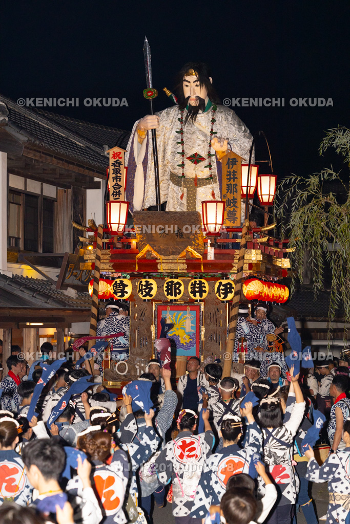 千葉県 佐原の大祭 夏祭り 山車と手踊り(田宿)