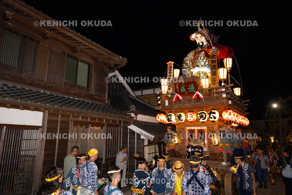 千葉県 佐原の大祭 夏祭り 曳き廻し(上仲町)