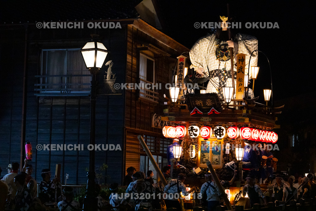 千葉県 佐原の大祭 夏祭り 曳き廻し(舩戸)