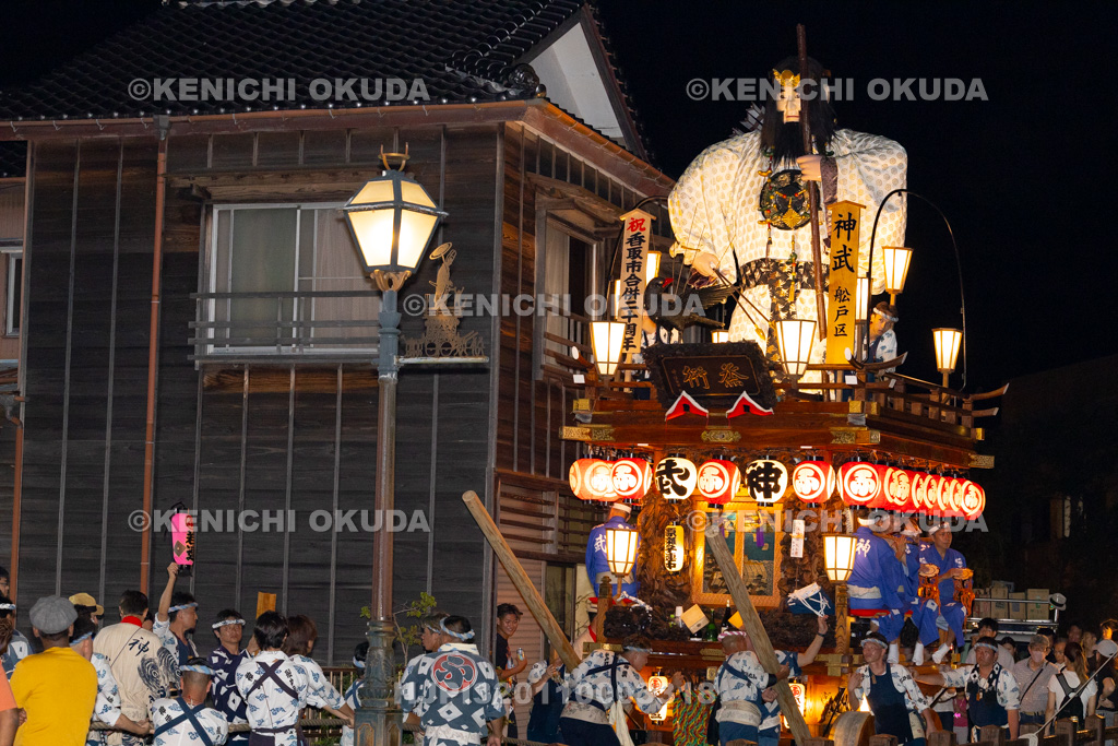 千葉県 佐原の大祭 夏祭り 曳き廻し(舩戸)