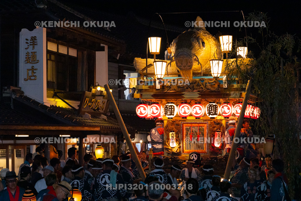 千葉県 佐原の大祭 夏祭り 曳き廻し(八日市場)