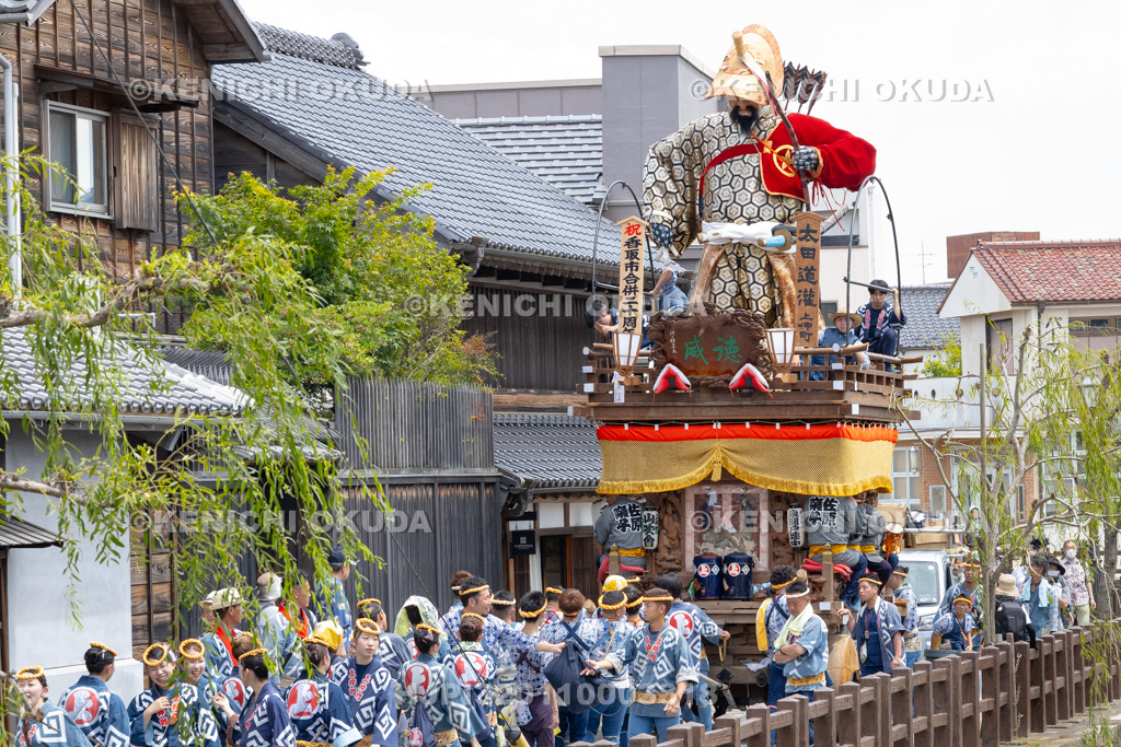千葉県 佐原の大祭 夏祭り 曳き廻し(上仲町)