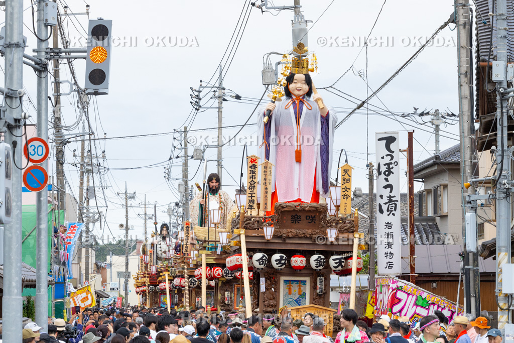 千葉県 佐原の大祭 夏祭り 山車整列(香取街道)
