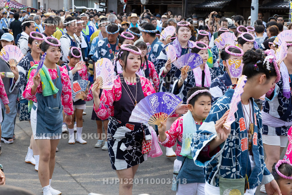 千葉県 佐原の大祭 夏祭り 手踊り(本川岸)