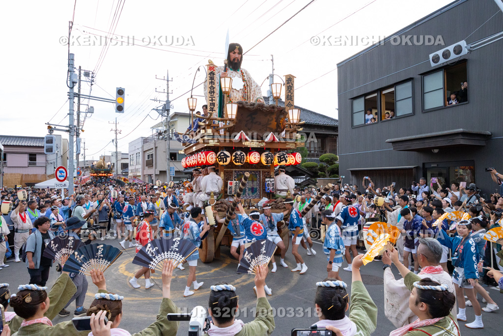 千葉県 佐原の大祭 夏祭り のの字廻し(浜宿)