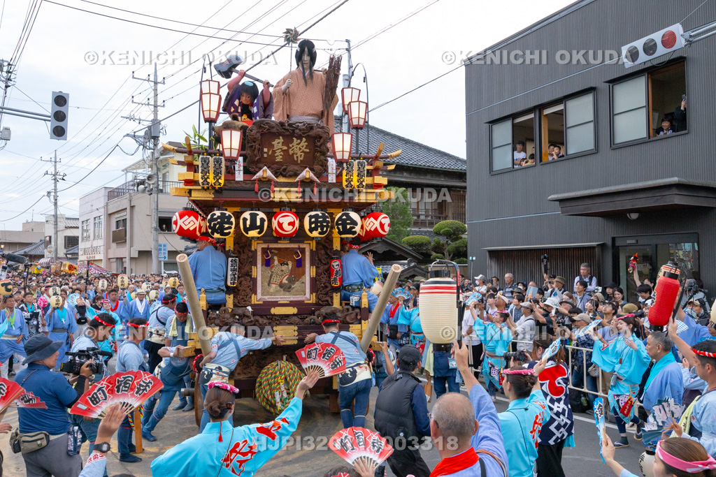 千葉県 佐原の大祭 夏祭り のの字廻し(寺宿)