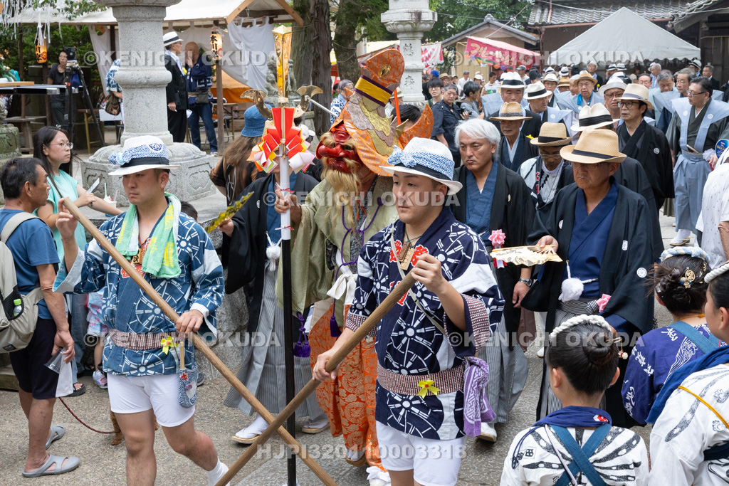 千葉県 佐原の大祭 夏祭り 渡御列 猿田彦大神