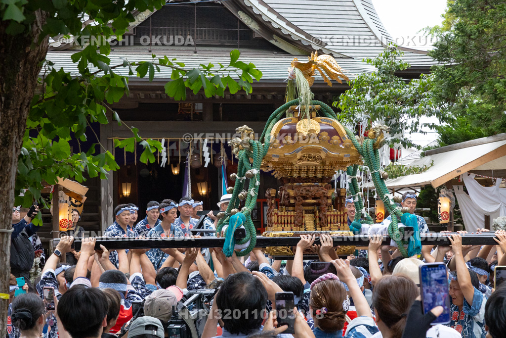 千葉県 佐原の大祭 夏祭り 神輿渡御 差し上げ