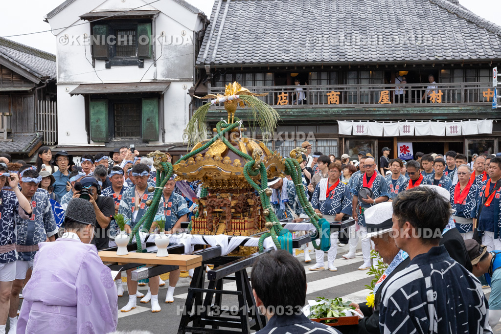千葉県　佐原の大祭　夏祭り　神輿渡御　御旅所祭
