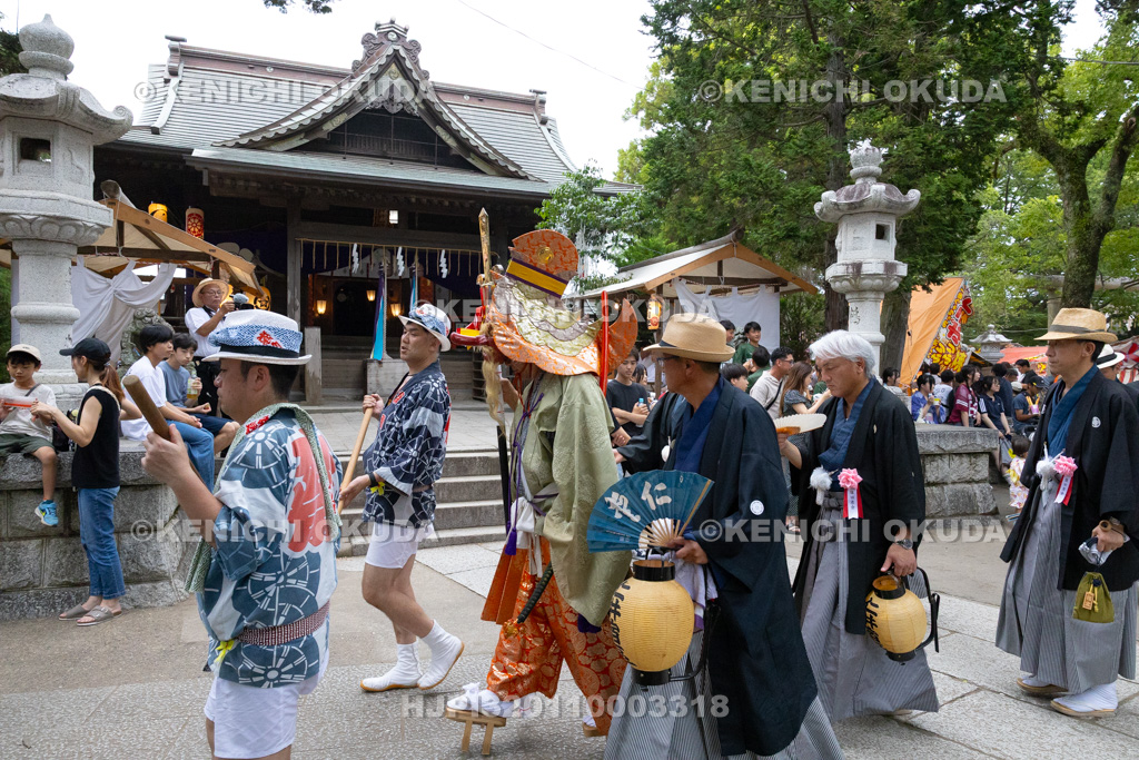 千葉県　佐原の大祭　夏祭り　渡御列　猿田彦大神