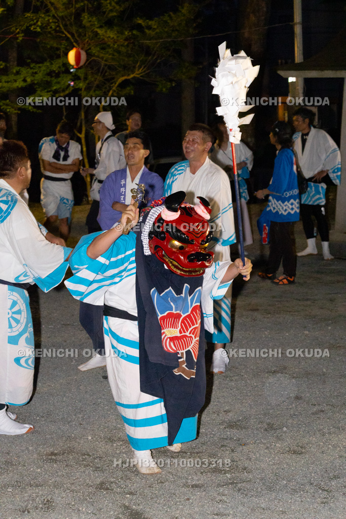 山梨県 平野天満宮 天王祭 天岩戸神楽奉納(境内)