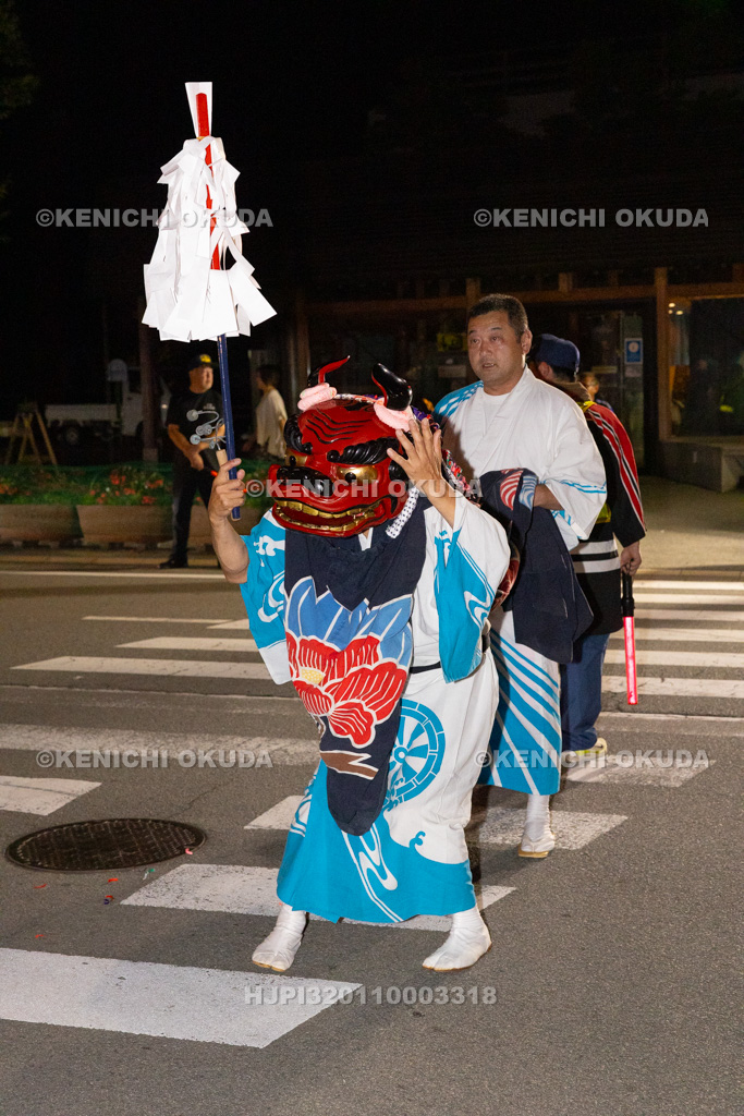 山梨県 平野天満宮 天王祭 天岩戸神楽奉納(御旅所)