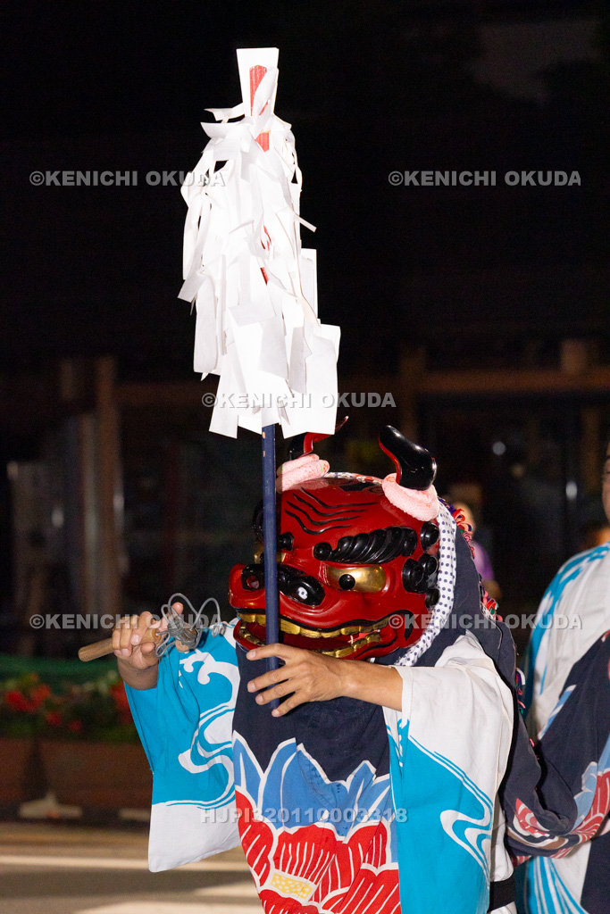 山梨県 平野天満宮 天王祭 天岩戸神楽奉納(御旅所)