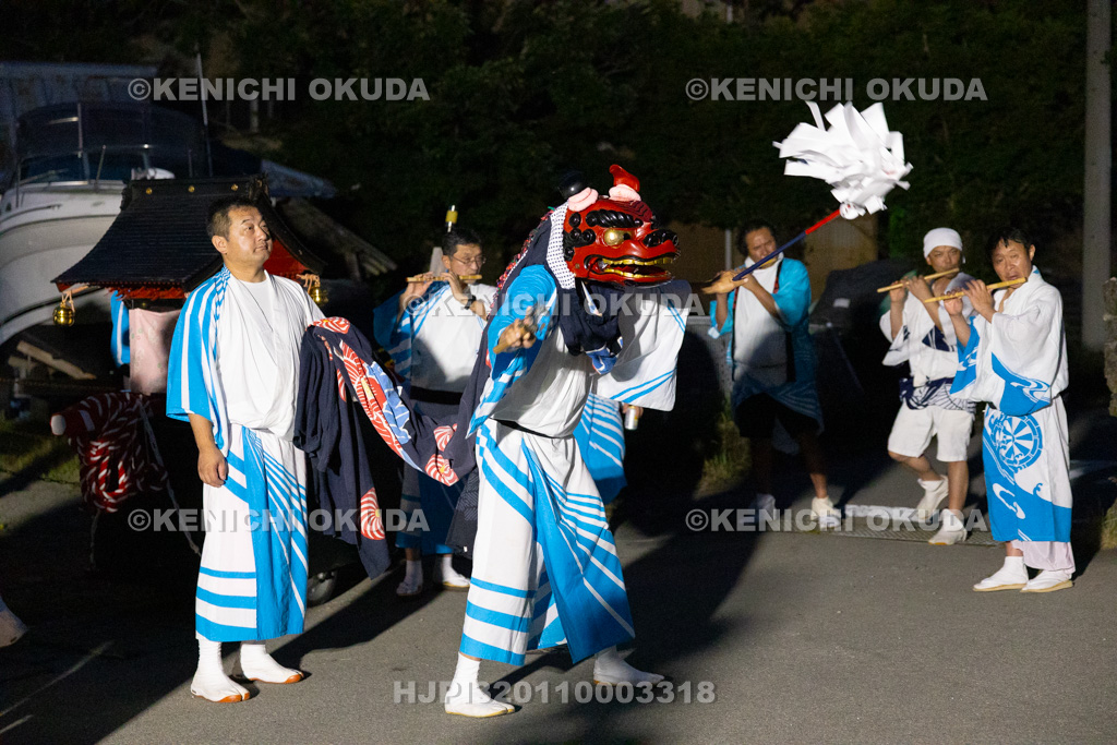 山梨県　平野天満宮　天王祭　天岩戸神楽奉納