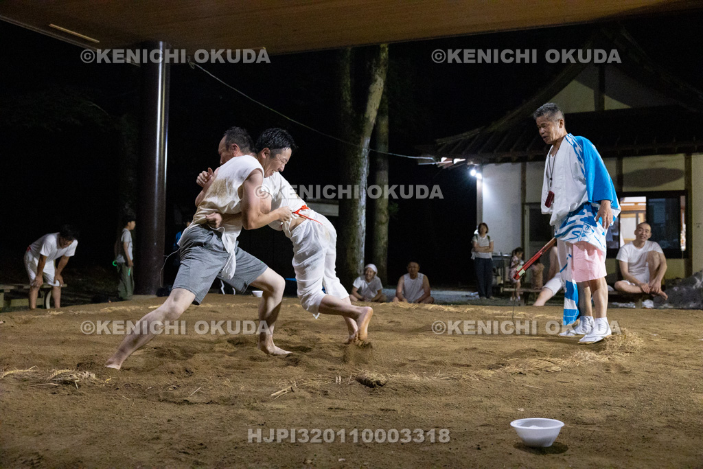 山梨県　平野天満宮　天王祭　奉納相撲