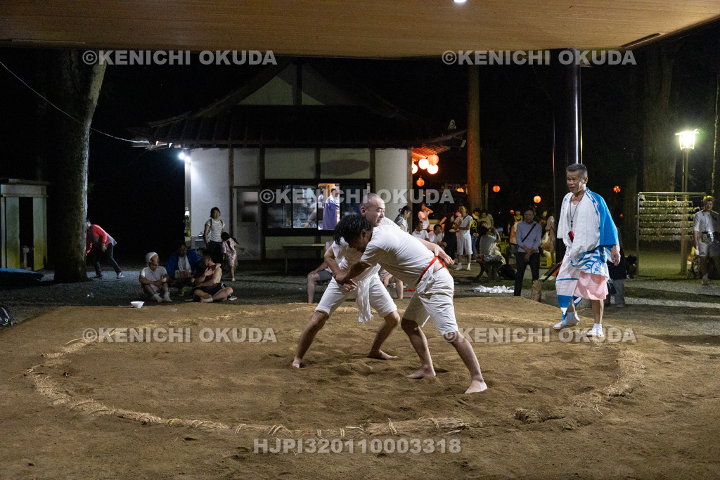 山梨県　平野天満宮　天王祭　奉納相撲