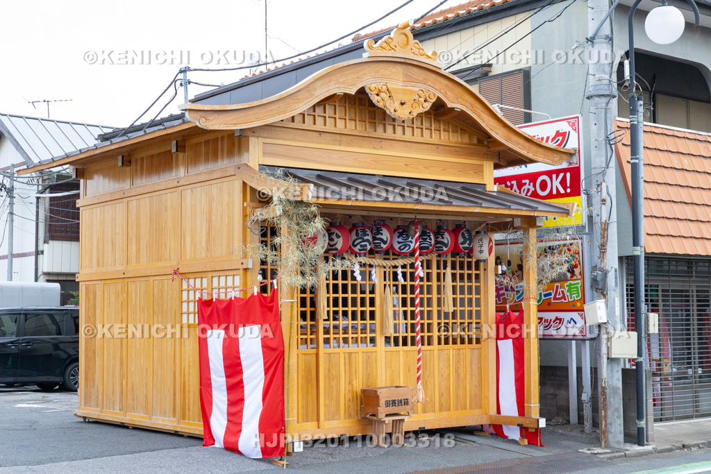 埼玉県　久喜提燈祭り「天王様」　八雲神社御仮屋