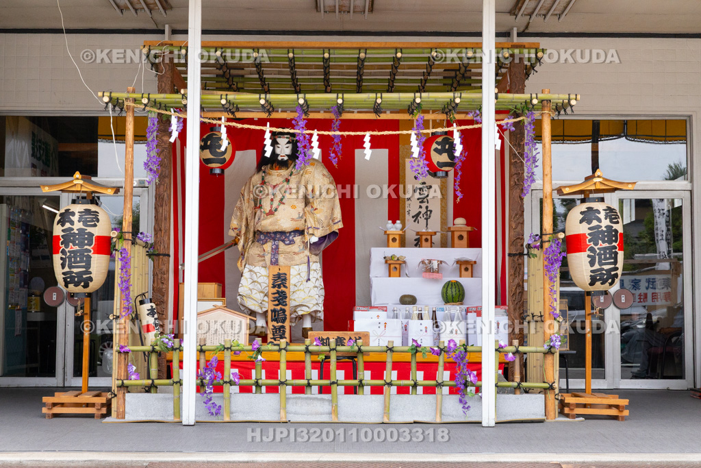 埼玉県　久喜提燈祭り「天王様」　神酒所（本壱）　素戔鳴尊