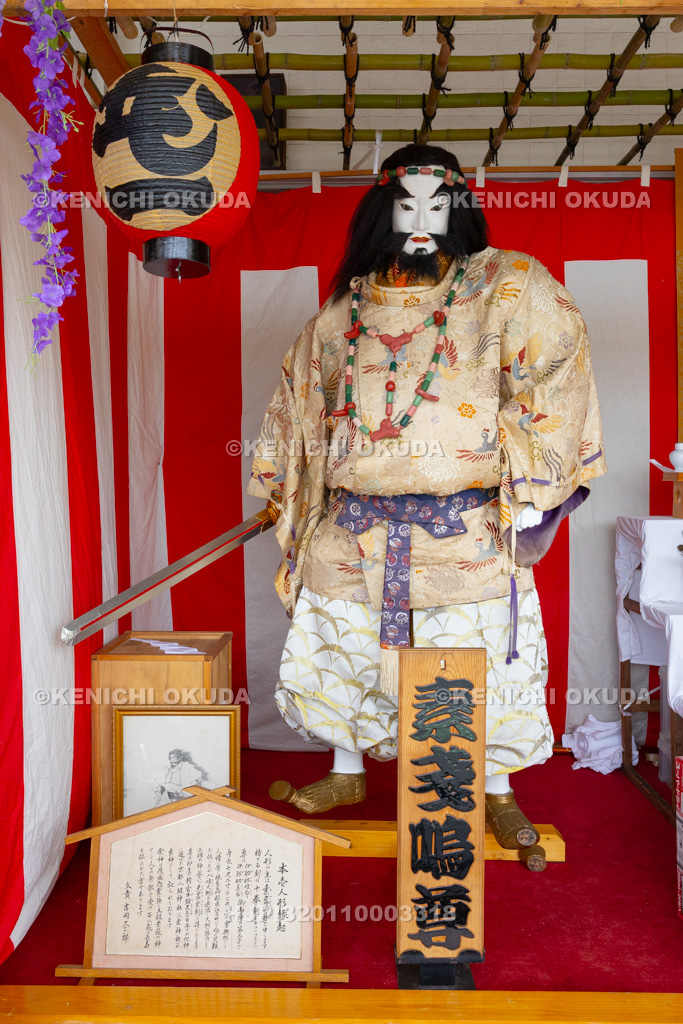埼玉県 久喜提燈祭り「天王様」 神酒所(本壱) 素戔鳴尊