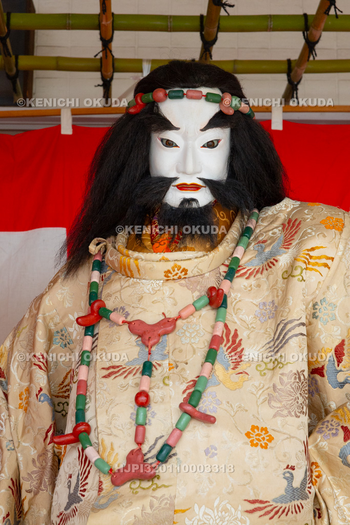 埼玉県　久喜提燈祭り「天王様」　神酒所（本壱）　素戔鳴尊