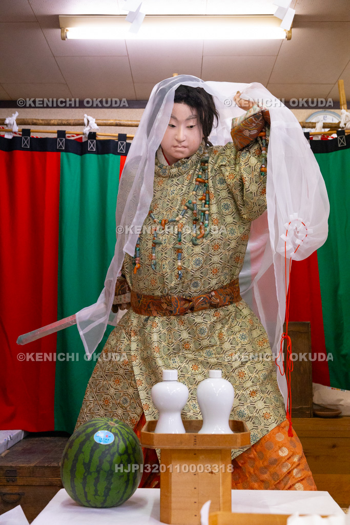 埼玉県 久喜提燈祭り「天王様」 神酒所(志ん一) 日本武尊